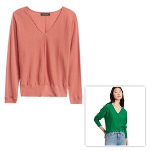 Banana Republic Washable Merino Wool Dolman Sleeve Sweater